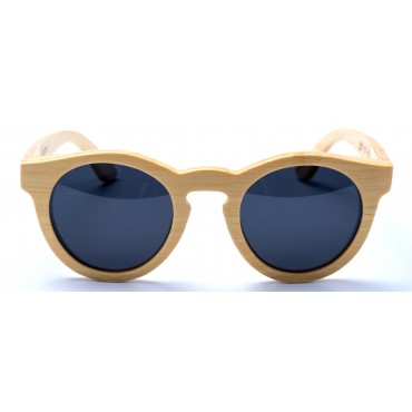 Hepburn - Natural Bamboo Sunglasses